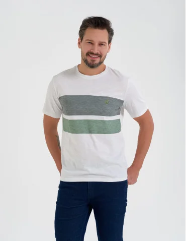 T-shirt męski bawełniany z krótkim rękawem