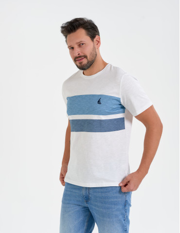 Koszulki z krótkim rękawem - T-shirt męski bawełniany z krótkim rękawem WZÓR 1 - produkt 3