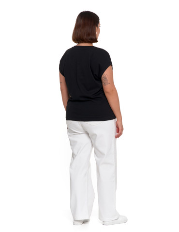 Bluzka damska bawełniana o luźnym fasonie