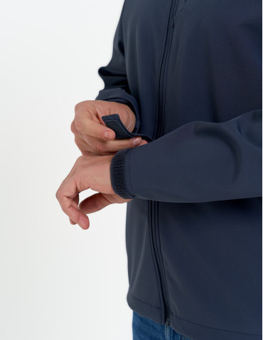 Kurtki przejściowe - Męska kurtka przejściowa softshell przeciwdeszczowy SZARY - produkt 4