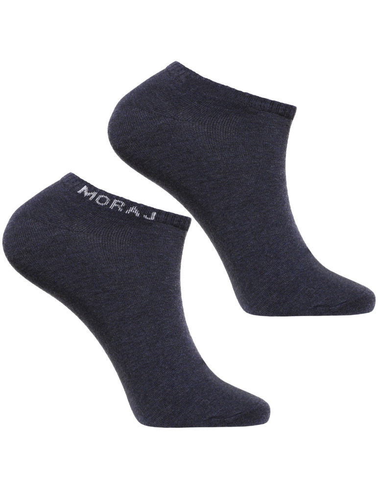 Stopki klasyczne - Skarpetki męskie stopki klasyczne gładkie 3-pak WIELOKOLOROWY  - produkt moraj.pl 3