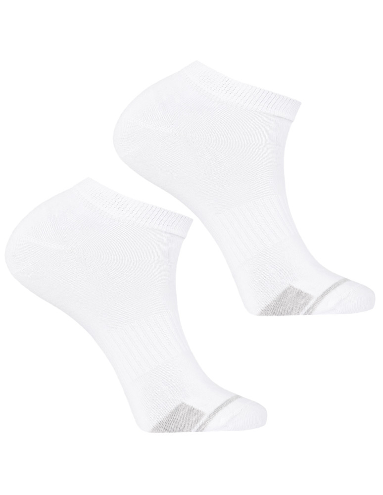 Stopki klasyczne - Skarpety męskie stopki ze ściągaczem bawełniane 3-pak WIELOKOLOROWY  - produkt moraj.pl 4