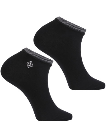 Skarpetki męskie stopki bawełniane z haftem 3-pak  - produkt 2