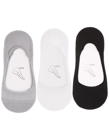 Skarpetki niskie stopki damskie basic z lyocell 3-pak