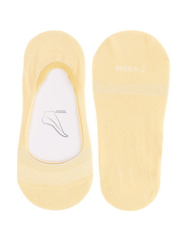 Niskie stopki - Damskie niskie stopki bez wzoru pastelowe z lyocell 3-pak WIELOKOLOROWY - produkt 4