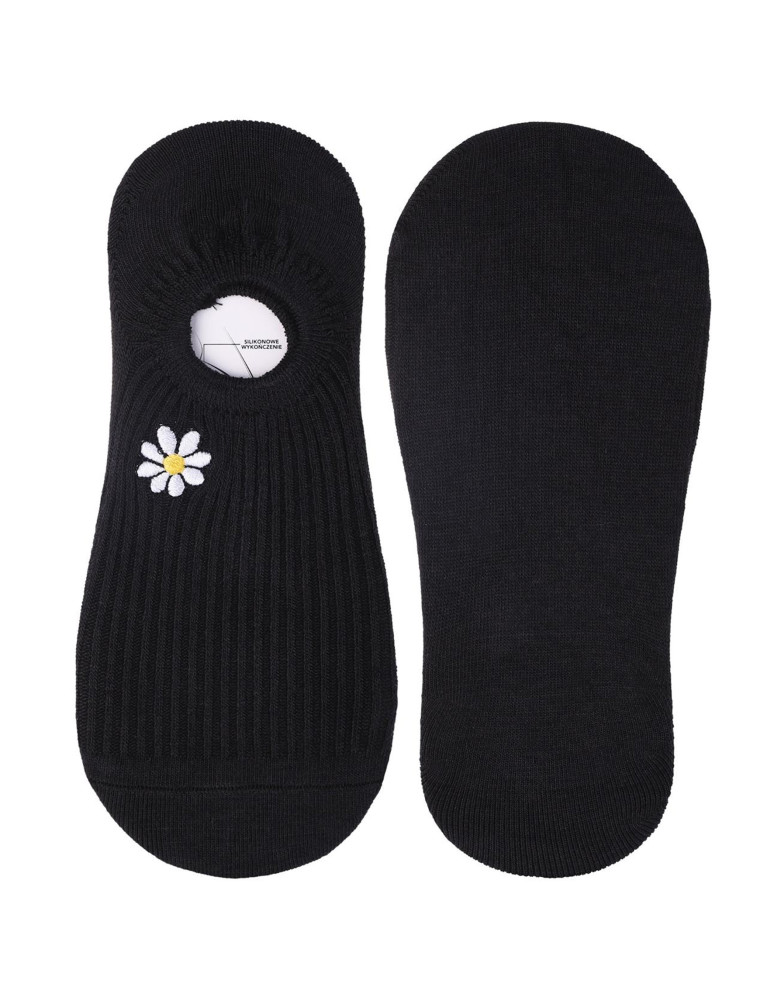 Niskie stopki - Damskie skarpetki niskie stopki z haftem stokrotki 12-pak WIELOKOLOROWY  - produkt moraj.pl 2