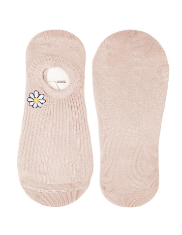 Niskie stopki - Damskie skarpetki niskie stopki z haftem stokrotki 12-pak WIELOKOLOROWY - produkt 3