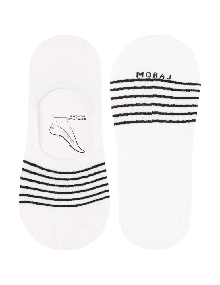 Niskie stopki - Niskie stopki damskie basic w paski 12-pak WIELOKOLOROWY  - produkt moraj.pl 2