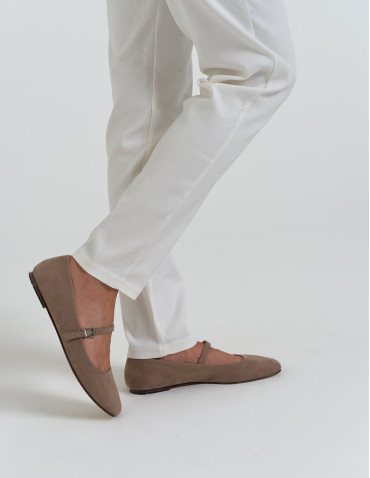 Spodnie damskie - Spodnie damskie joggery elastyczne z wiązaniem BIAŁY - produkt 5