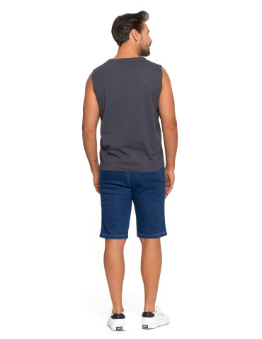 Koszulki i Tank Topy - Koszulka męska tank top bez rękawów luźna GRAFIT - produkt 3