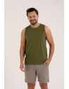 Tank top męski koszulka bez rękawów bawełniana 100% ZIELONY