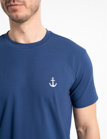 Piżama męska bawełniana w stylu marynarskim  - produkt 2