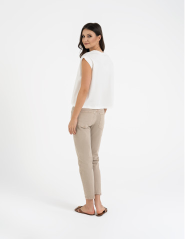 Koszulki z krótkim rękawem - T-shirt damski bawełniany z nadrukiem WZÓR 1 - produkt 12