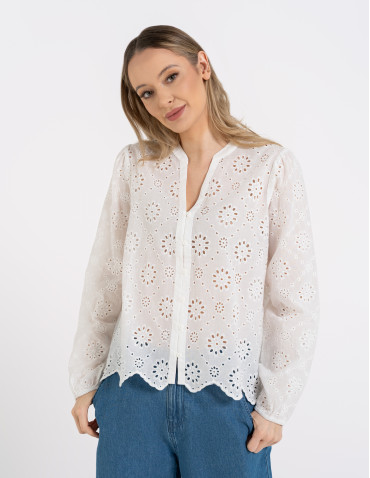 Koszula damska ażurowa