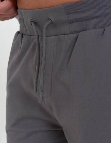 Szorty dresowe - Szorty męskie dresowe spodenki gładkie SZARY - produkt 9