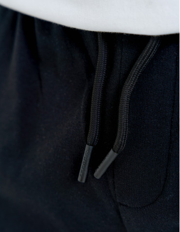 Szorty dresowe - Szorty męskie dresowe spodenki gładkie CZARNY - produkt 6