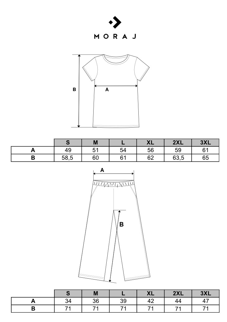 Piżama damska dwuczęściowa z szerokimi spodniami Piżama damska dwuczęściowa z szerokimi spodniami