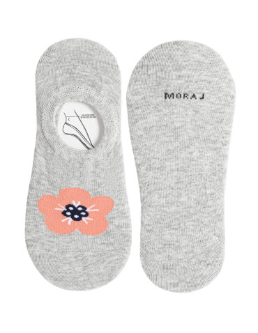 Niskie stopki - Skarpety damskie niskie stopki w kwiatowe wzory 3-pak WIELOKOLOROWY - produkt 4