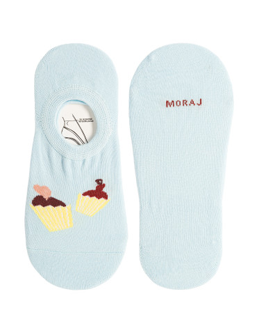 Skarpetki damskie niskie stopki zabawne 3-pak - WIELOKOLOROWY  - produkt 2