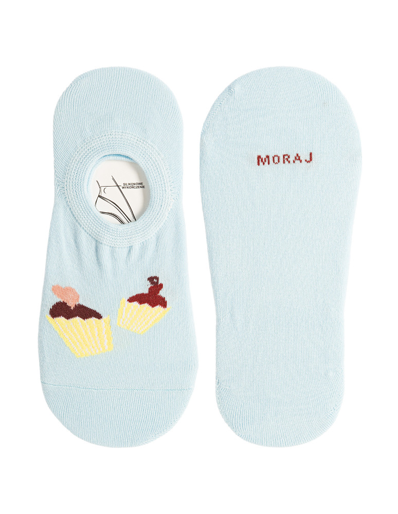 Niskie stopki - Skarpetki damskie niskie stopki zabawne 3-pak WIELOKOLOROWY - produkt moraj.pl 2