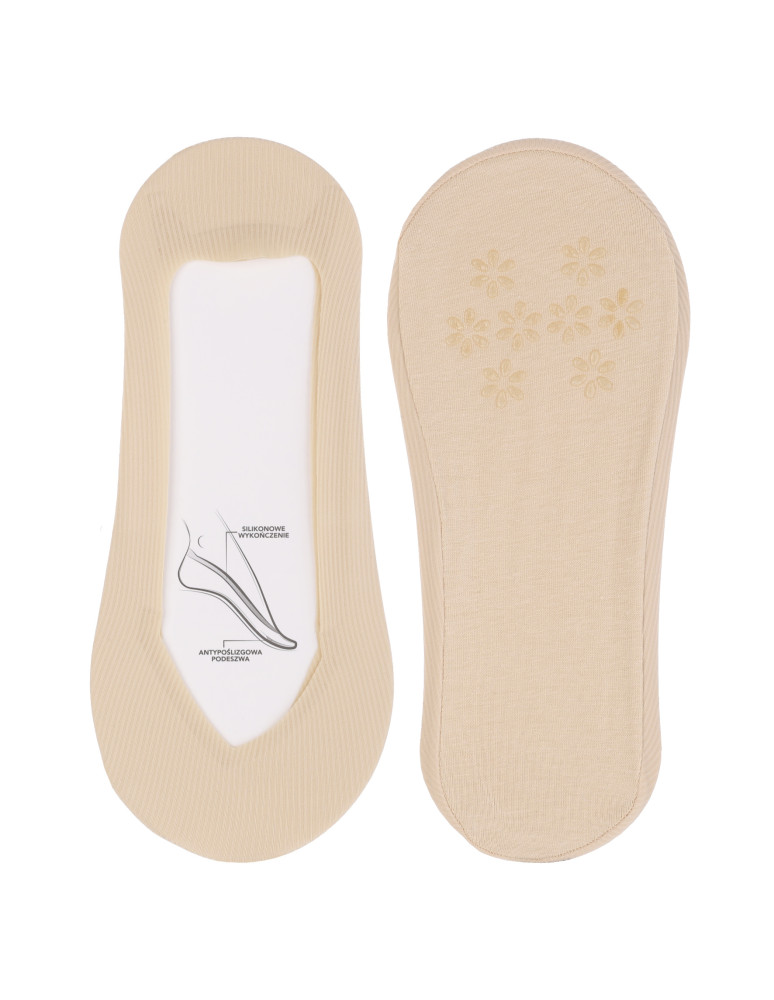 Niskie stopki - Skarpetki mikrostopki niewidoczne damskie bezszwowe 12-pak WIELOKOLOROWY  - produkt moraj.pl 2