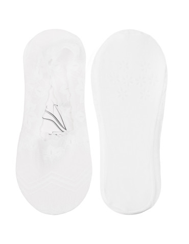 Niskie stopki - Stopki damskie z koronkowym wzorem antypoślizgowe WIELOKOLOROWY - produkt 4