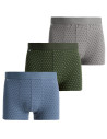 Bokserki męskie klasyczne z miękkiej bawełny WIELOKOLOROWY