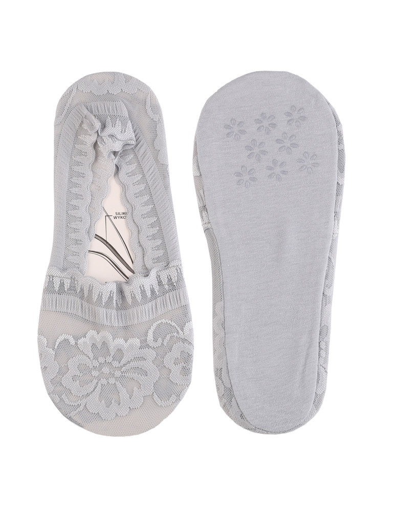 Niskie stopki - Stopki damskie z koronkowym wzorem antypoślizgowe WIELOKOLOROWY  - produkt moraj.pl 2