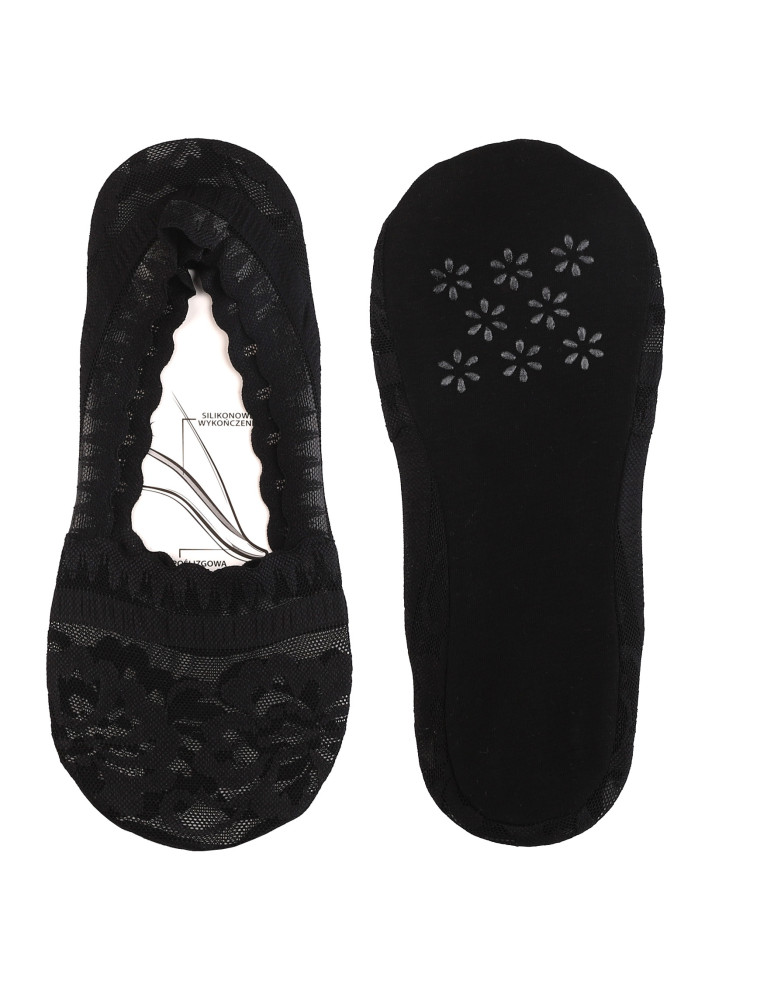 Niskie stopki - Stopki damskie z koronkowym wzorem antypoślizgowe WIELOKOLOROWY  - produkt moraj.pl 4