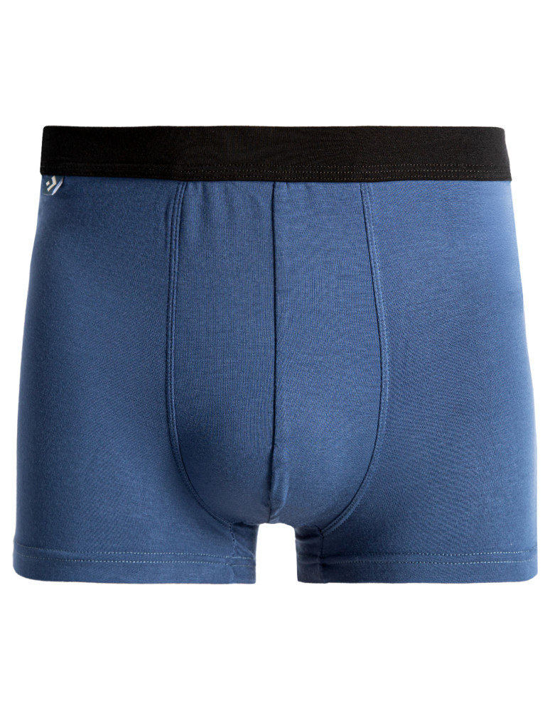 Bokserki dopasowane - Bokserki męskie z wiskozy bambusowej klasyczne GRANATOWY - produkt moraj.pl 1