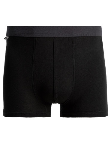 Bokserki dopasowane - Bokserki męskie z wiskozy bambusowej klasyczne CZARNY - produkt 2