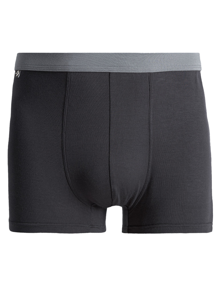 Bokserki dopasowane - Bokserki męskie z wiskozy bambusowej klasyczne GRAFITOWY - produkt moraj.pl 1