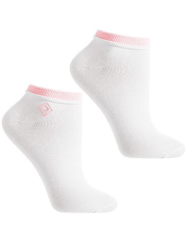 Stopki klasyczne - Bawełniane białe skarpetki stopki damskie 12-pak BIAŁY - produkt 3