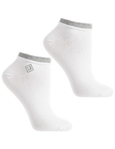 Stopki klasyczne - Bawełniane białe skarpetki stopki damskie 12-pak BIAŁY - produkt 4