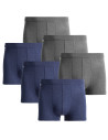 Bokserki męskie z wiskozy bambusowej klasyczne 6-pak WIELOKOLOROWY