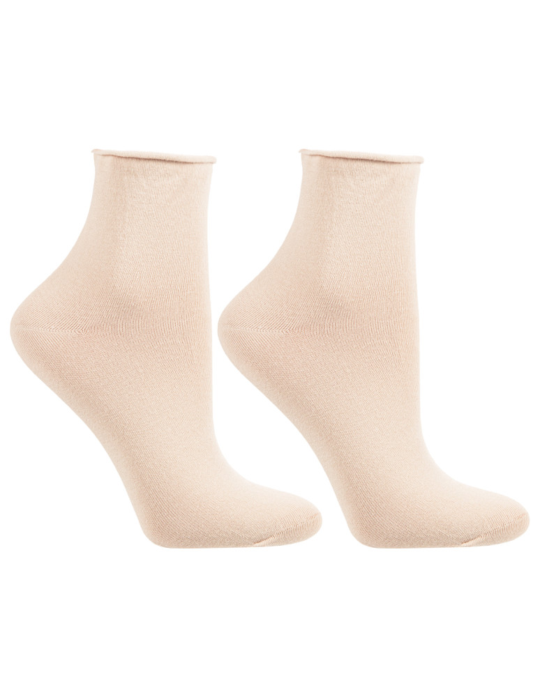 Skarpetki za kostkę - Skarpetki damskie za kostkę bezuciskowe gładkie 3-pak WIELOKOLOROWY  - produkt moraj.pl 2