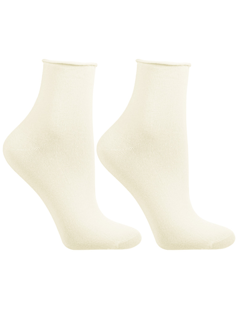 Skarpetki za kostkę - Skarpetki damskie za kostkę bezuciskowe gładkie 3-pak WIELOKOLOROWY  - produkt moraj.pl 4