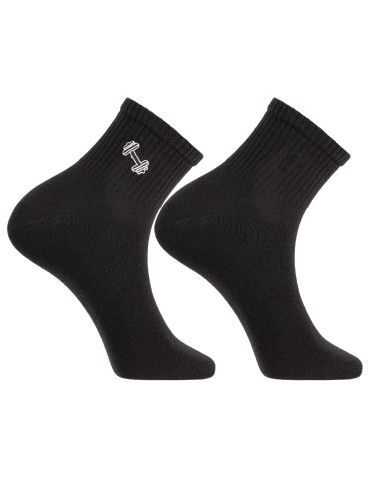 Skarpetki męskie bawełniane z motywem sportowym 3-pak - produkt 2