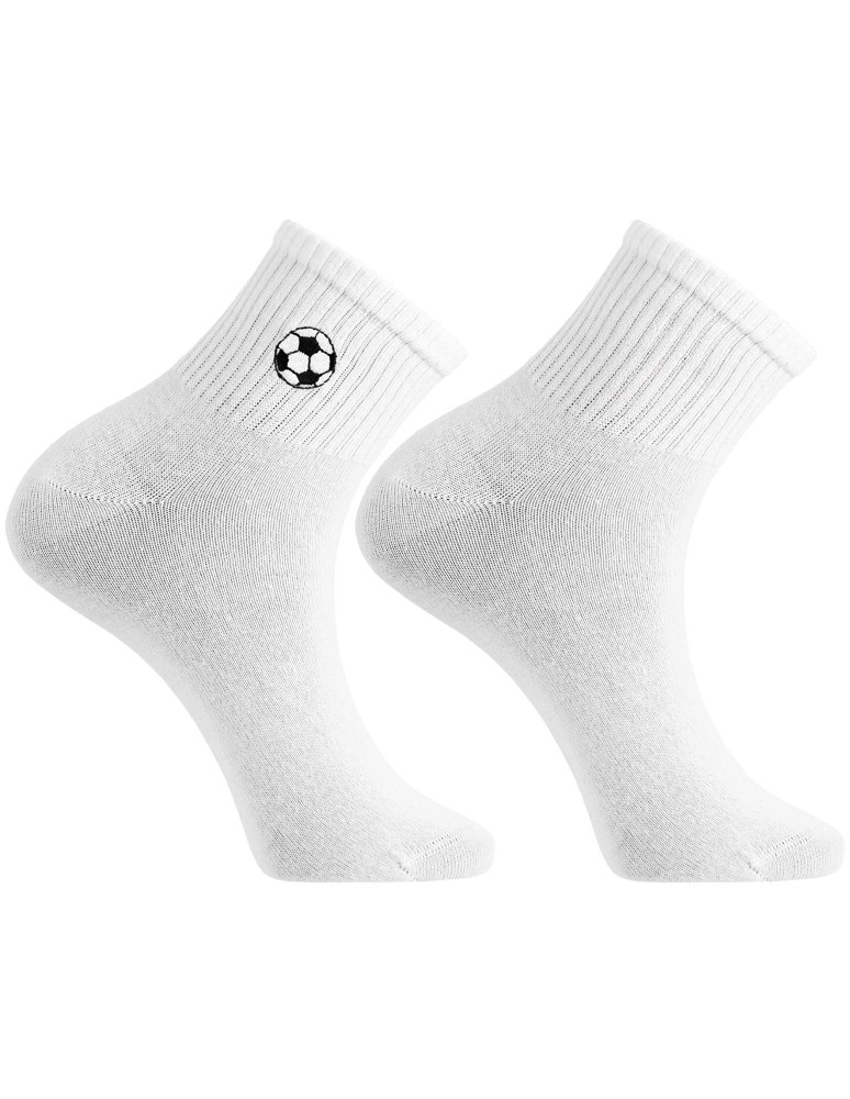 Skarpetki za kostkę - Skarpetki męskie bawełniane z motywem sportowym 3-pak WIELOKOLOROWY - produkt moraj.pl 4