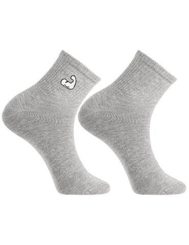 Skarpetki za kostkę - Skarpetki męskie bawełniane z motywem sportowym 3-pak WIELOKOLOROWY - produkt 6