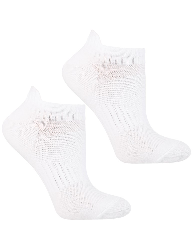 Skarpety stopki do sportu unisex BIAŁY