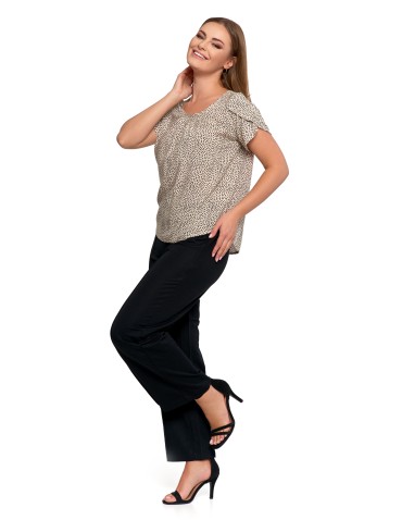 Bluzka damska z wiskozy wzorzysta  - produkt 2