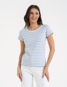 T-shirt damski klasyczny w paski WZÓR 3