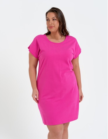 Sukienki dresowe - Sukienka damska bawełniana z ozdobnym tyłem CZARNY - produkt 13