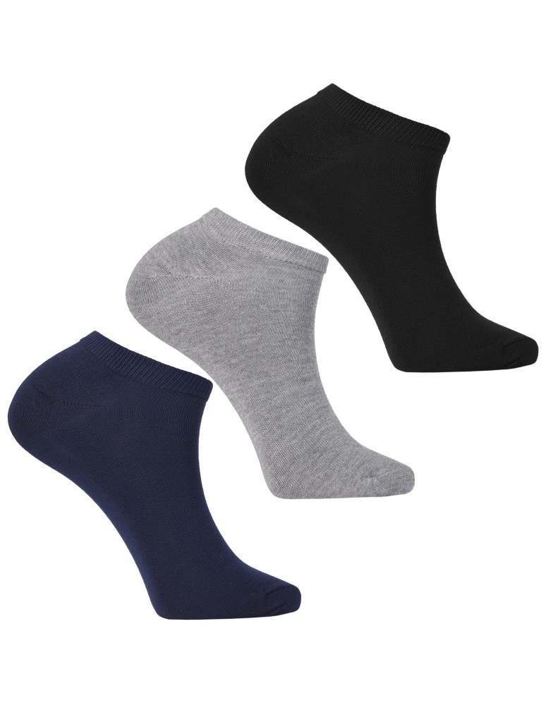 Skarpety stopki męskie bambusowe 3-pak WIELOKOLOROWY