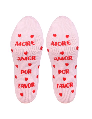 Skarpetki stopki damskie z napisami ABS