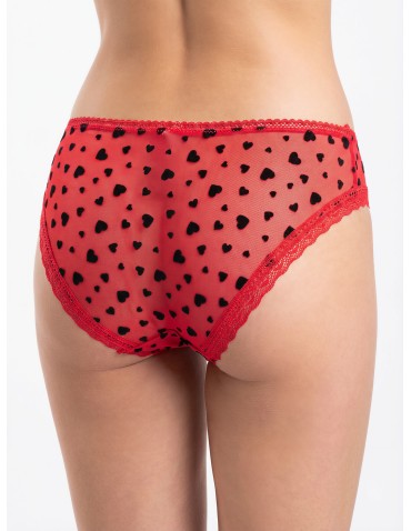 Wielopaki bielizny - Majtki figi klasyczne bikini damskie z siateczką i koronką 3-pak WIELOKOLOROWY - produkt 5