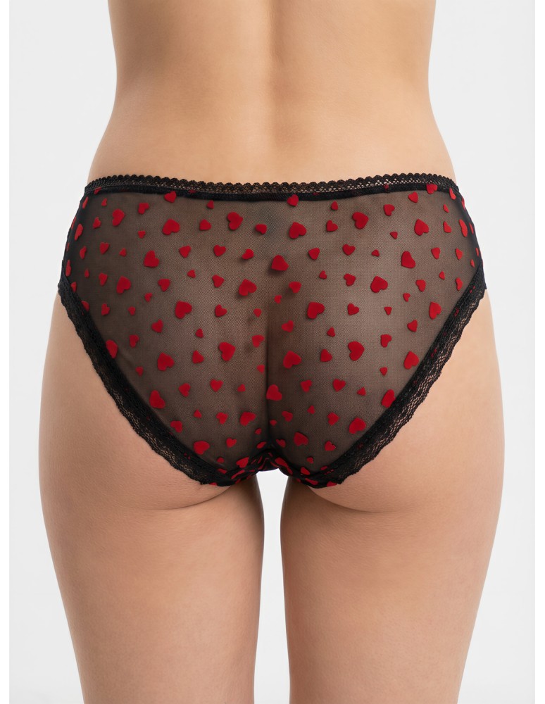 Wielopaki bielizny - Majtki figi klasyczne bikini damskie z siateczką i koronką 3-pak WIELOKOLOROWY - produkt moraj.pl 6