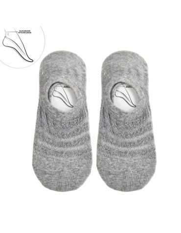 Niskie stopki - Skarpetki niskie stopki damskie z błyszczącą koronką 3-pak WIELOKOLOROWY - produkt 3