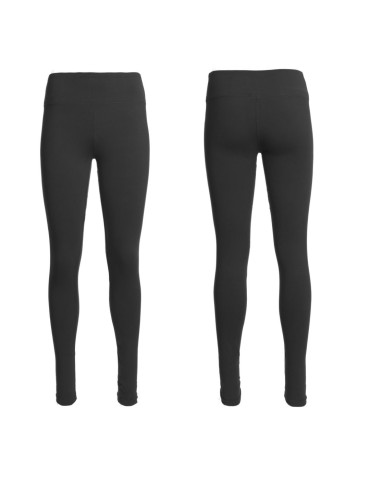 Legginsy damskie - Klasyczne legginsy damskie z wysokim stanem CZARNY - produkt 27